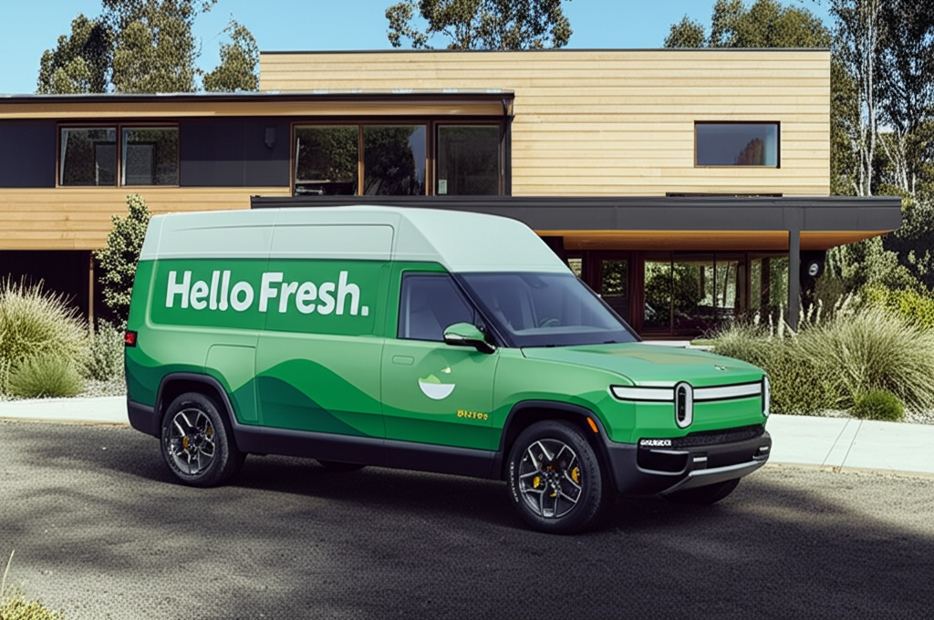 HelloFresh Adopts Rivian Electric Vans: A Sustainable Delivery Solution