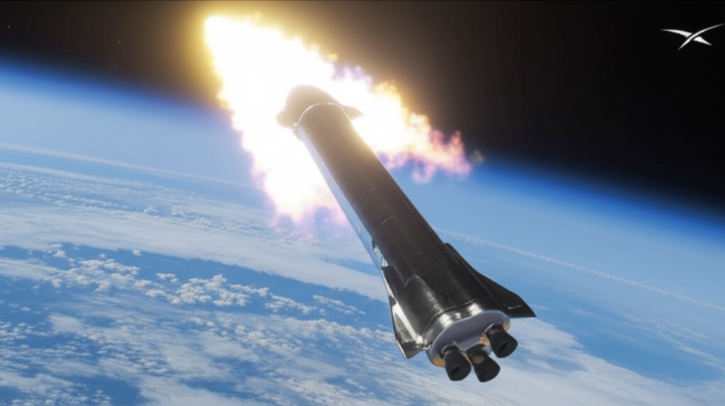 SpaceX Starship Test Flight 9 Reaches Orbit But Ends in Uncontrolled Re-entry