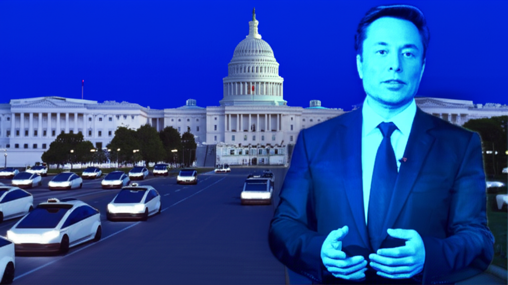 Elon Musk Lobbies Lawmakers on Driverless Vehicle Rules