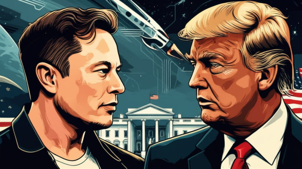 Why are Elon Musk and Donald Trump fighting?
