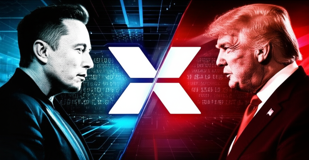 Elon Musk and Donald Trump Engage in Heated Online Feud, Exposing Political Rifts
