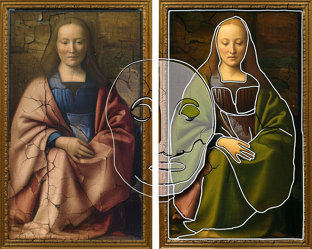 AI ‘Mask’ Restores Damaged Paintings in Hours, Revolutionizing Art Conservation
